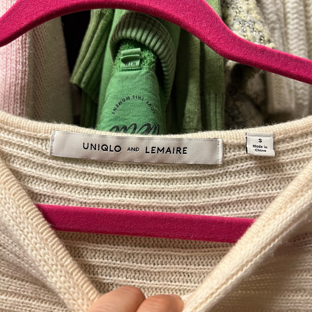 Uniqlo x Lemaire cream sweater - Picture 2 of 6